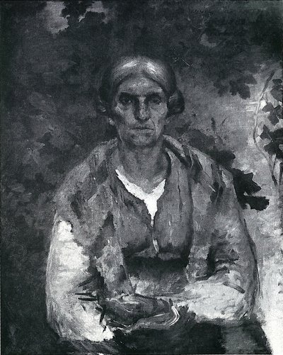eski italyan kız by Lovis Corinth